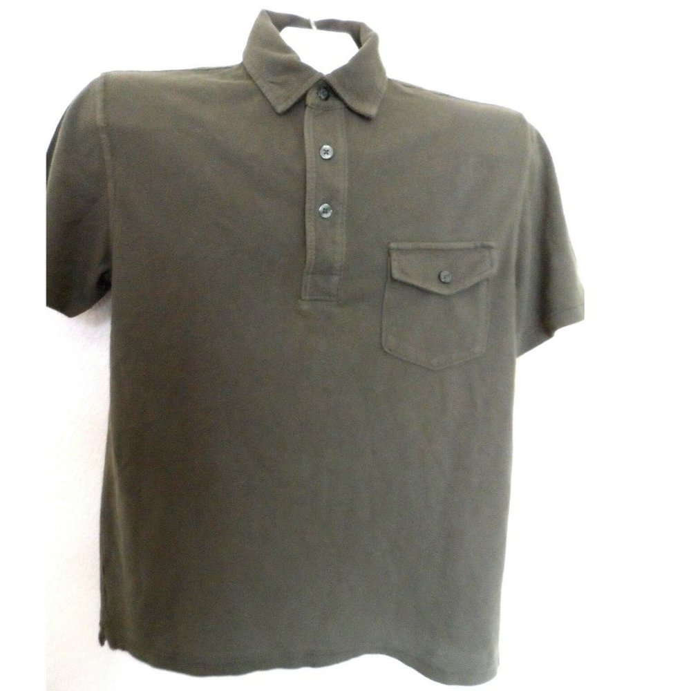 Converse One Star Men's Griffin Polo Dark Olive Size:S